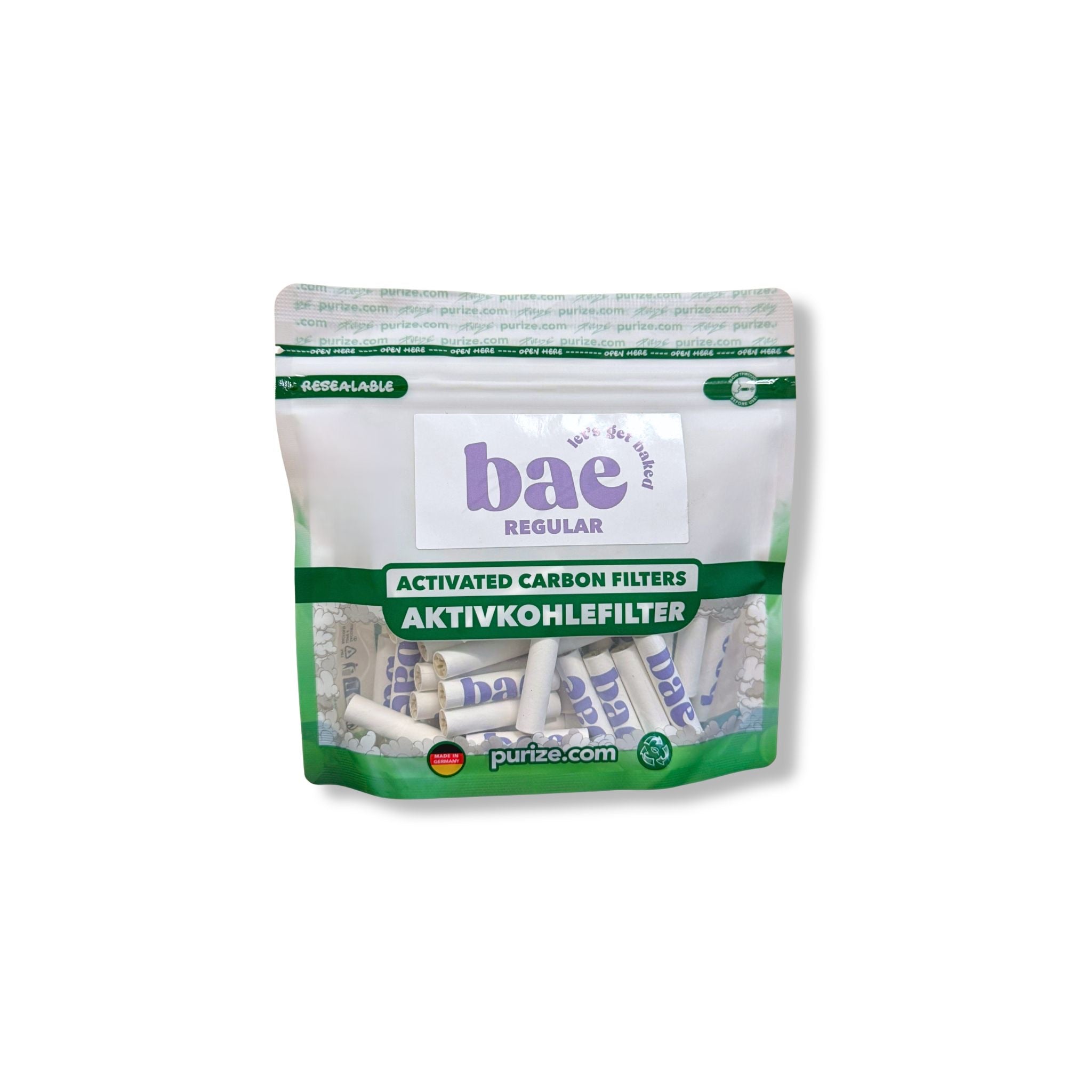 bae x PURIZE Aktivkohlefilter 9mm